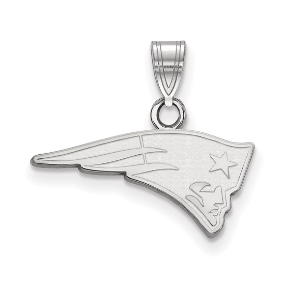 Sterling Silver New England Patriots Small Pendant Sterling Silver New England Patriots Small Pendant